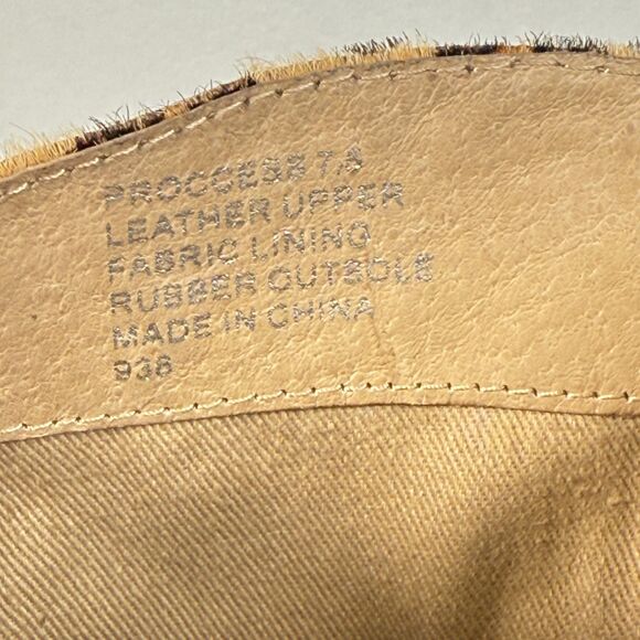 Steve Madden | Leopard Print Booties | Leather Upper Hair | Sz 7.5 - Picture 7 of 10